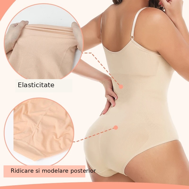 Body modelator dama, full body, cu efect tummy control, ridicare posterior si talie subtiata - Lenjerie Magica - Lenjeria Magica