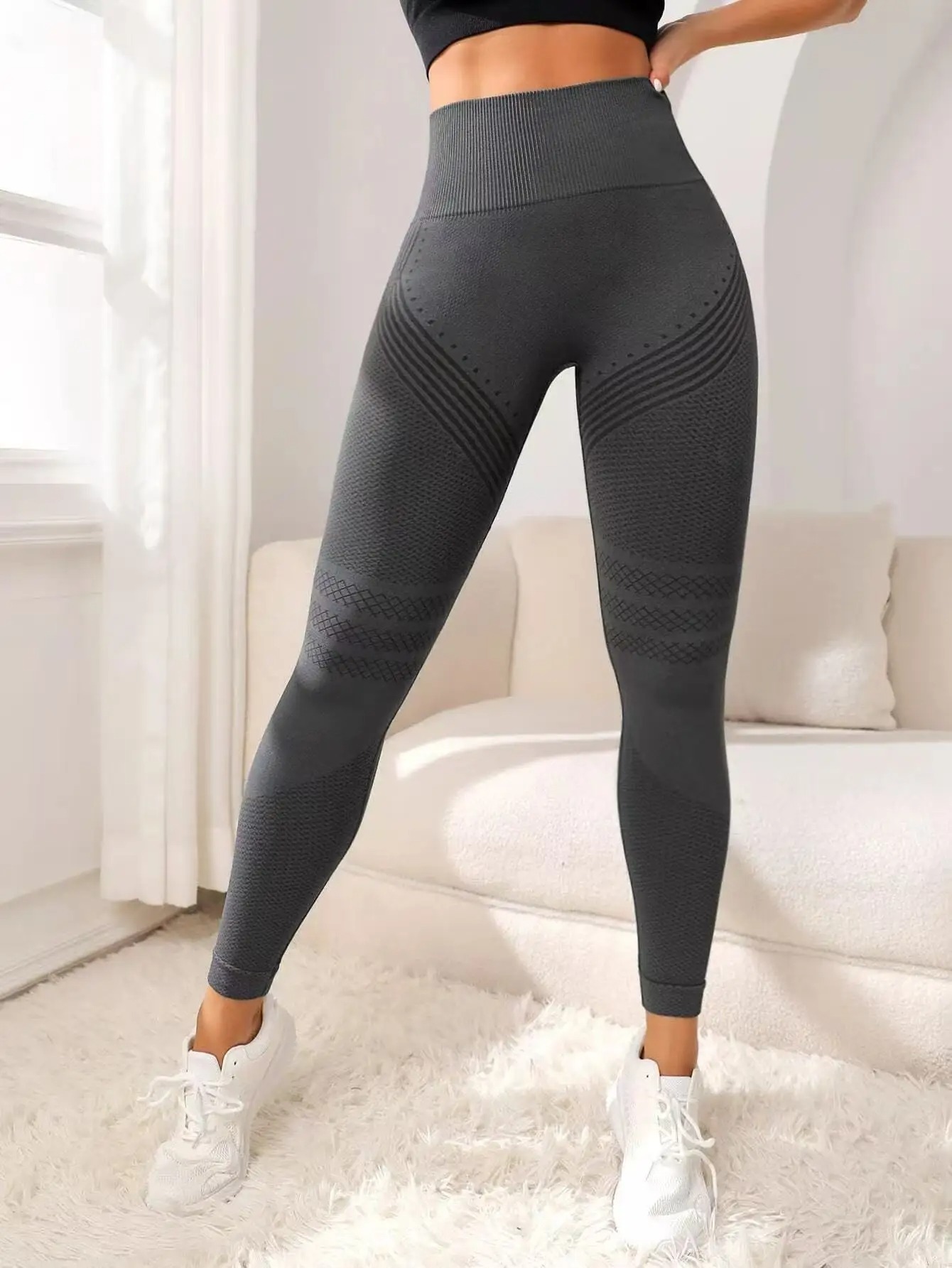 Colanti modelatori 3D dama, cu talie inalta, efect push-up si compresie pentru abdomen - Colanti Modelatori - Lenjeria Magica