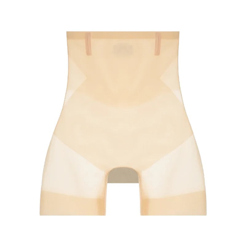 Pantaloni scurti modelatori dama, ultra subtiri, cu talie inalta si efect tummy control - Lenjerie Magica - Lenjeria Magica