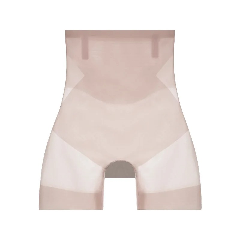 Pantaloni scurti modelatori dama, ultra subtiri, cu talie inalta si efect tummy control - Lenjerie Magica - Lenjeria Magica